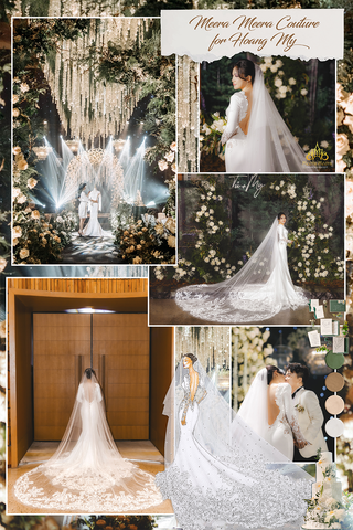 áo cưới đuôi cá bespoke thiết kế riêng hở lưng