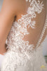 captivating tattoo effect wedding dress