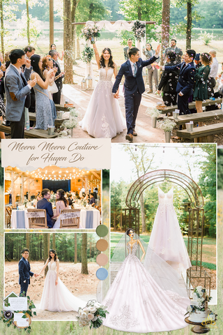 đám cưới phong cách đồng quê của cô dâu Việt ở Mỹ