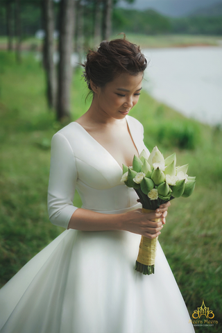 ảnh cưới phong cách tối giản ở Đà Lạt