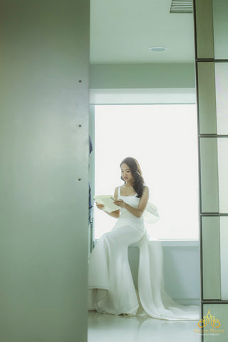 áo cưới đơn giản sang trọng