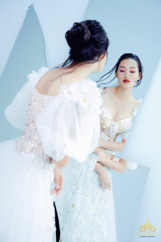 váy cưới công chúa Lọ Lem