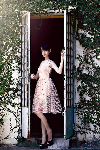 ao cuoi ngan/ short wedding dress MM4225D-2