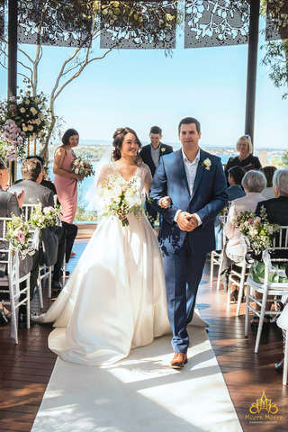 Meera Meera real bride in Australia