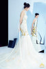 the best luxury golden wedding dress