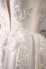 váy cưới dạ hội ball gown tùng satin đính hoa pha lê