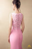 Áo cưới đuôi cá dạ tiệc lụa ren tone hồng ngọt ngào KH3940 Địa chỉ may áo cưới Meera Meera Fashion Concept