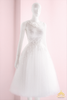 Áo cưới ngắn mini dress lưới phối ren pha lê KH1278 may áo cưới Meera Meera