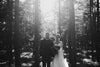 beautiful rustic wedding in the forest